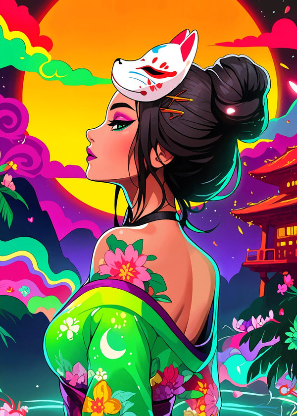 Neon Geisha Spirit