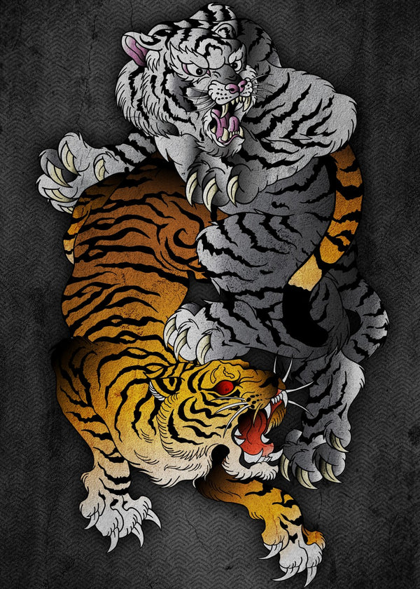 Fierce Tigers Yin and Yang