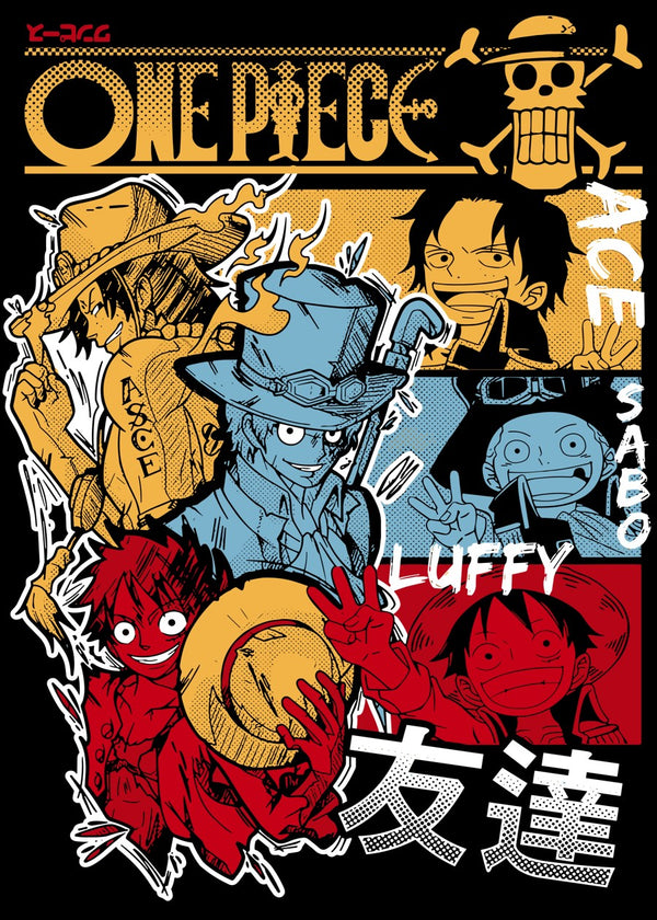 Ace, Sabo, and Luffy United