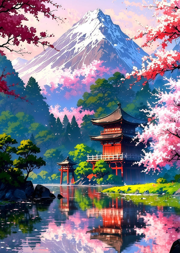 Fuji Spring Reflection