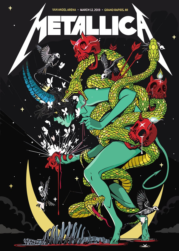 Metallica Concert Poster Art