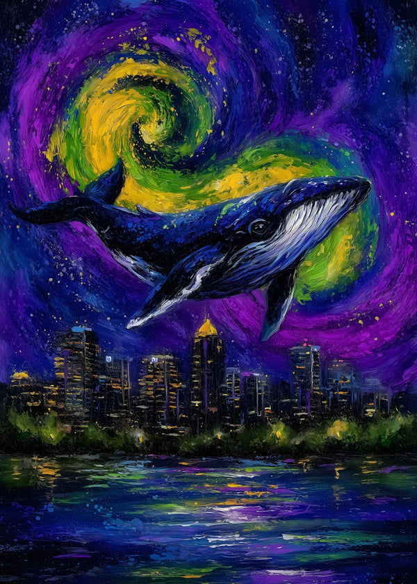 Cosmic Whale Dreamscape