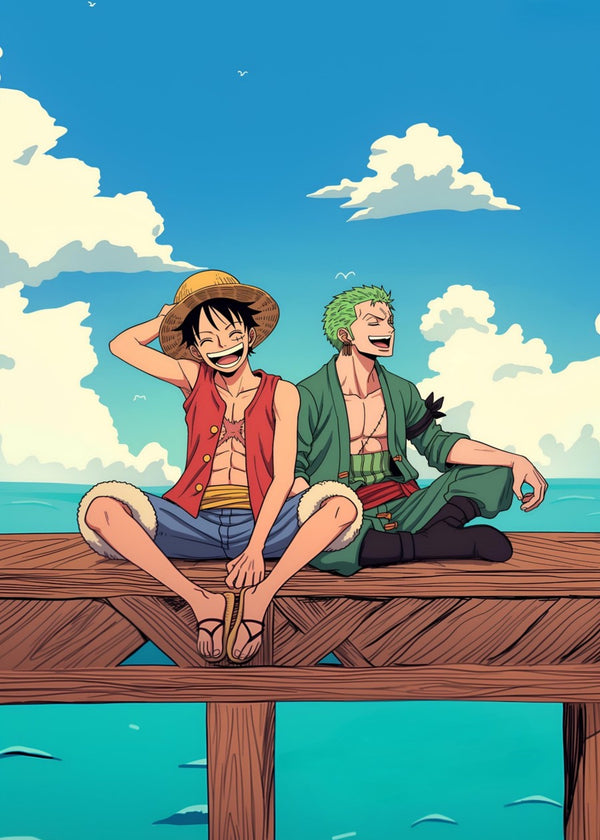 Monkey D Luffy and Roronoa Zoro , One Piece