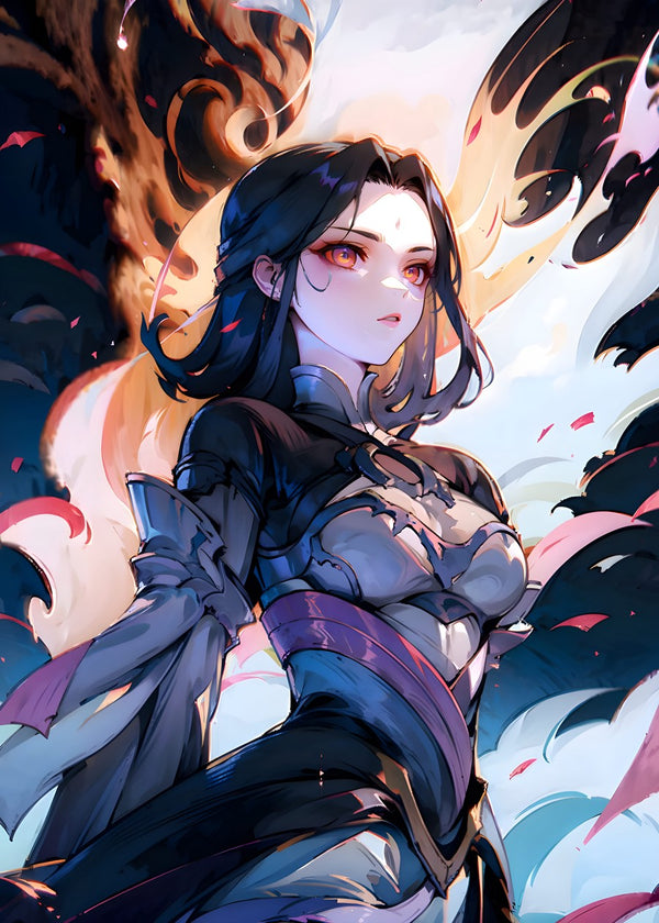 Fiery Dark Sorceress