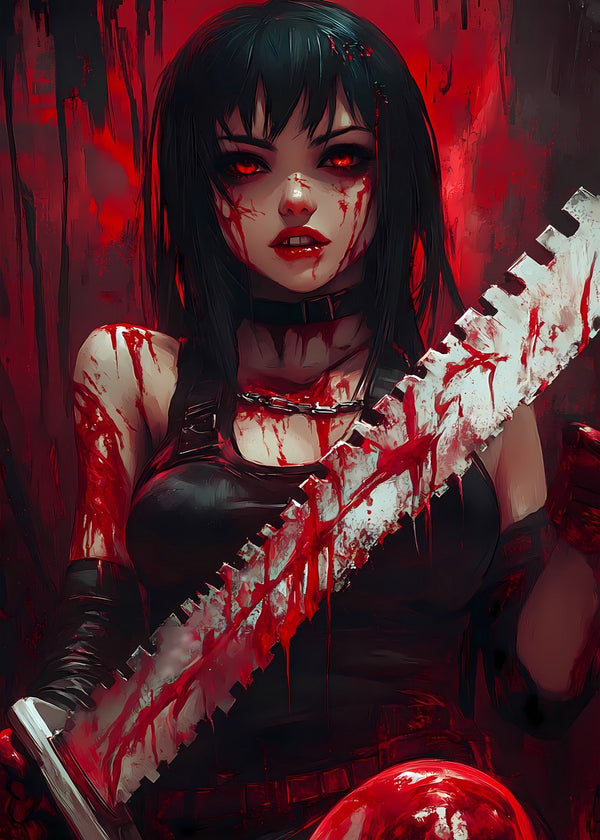 Horror Anime Girl Halloween