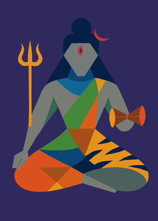 Lord Shiva Minimalist Sacred