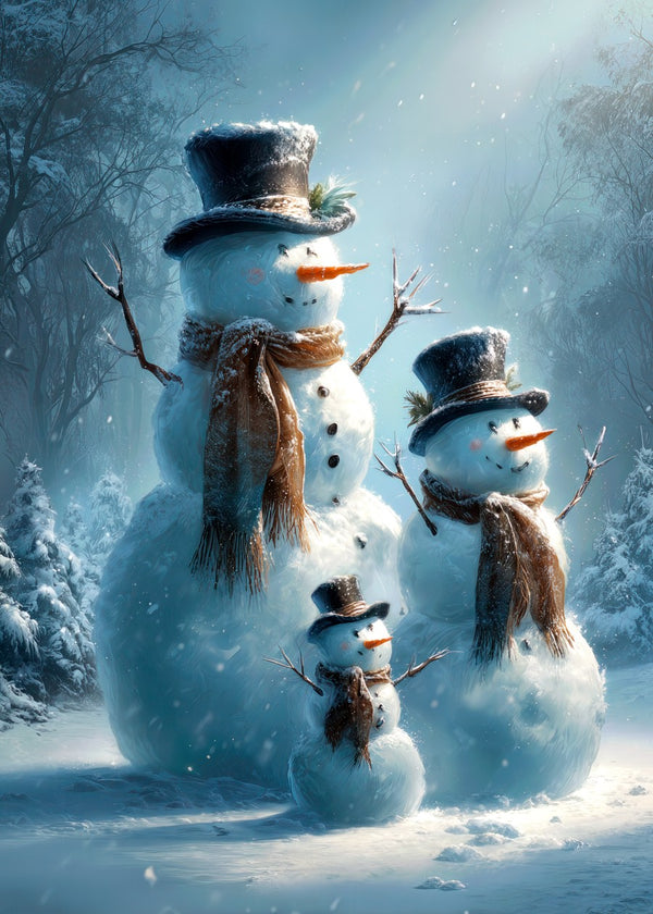 Snowman Family