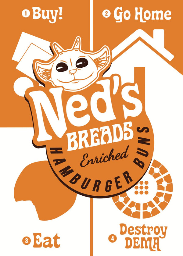 Ned’s Breads Steps to Destroy