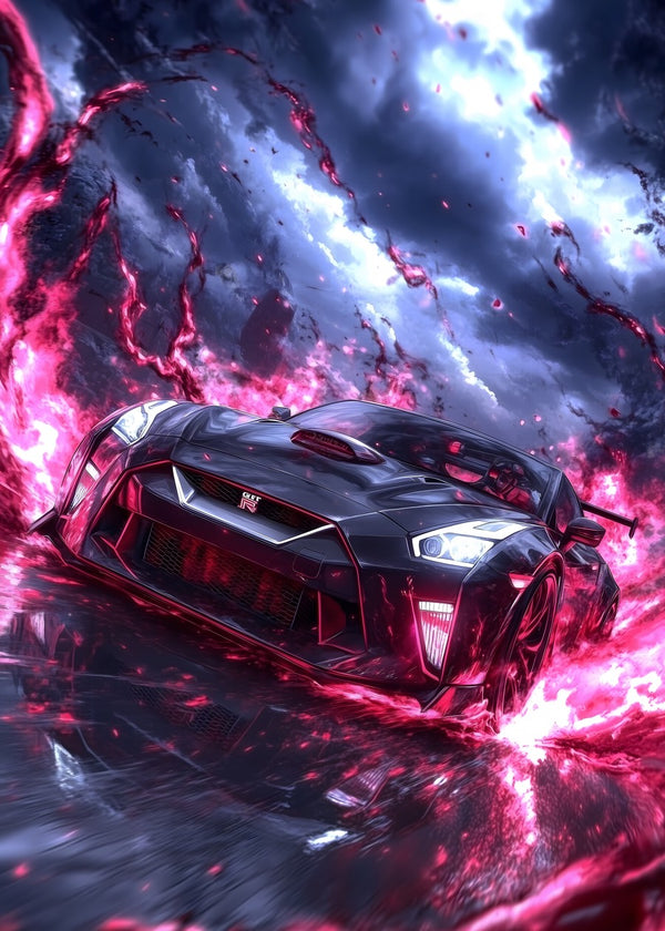 Flaming Car Speed