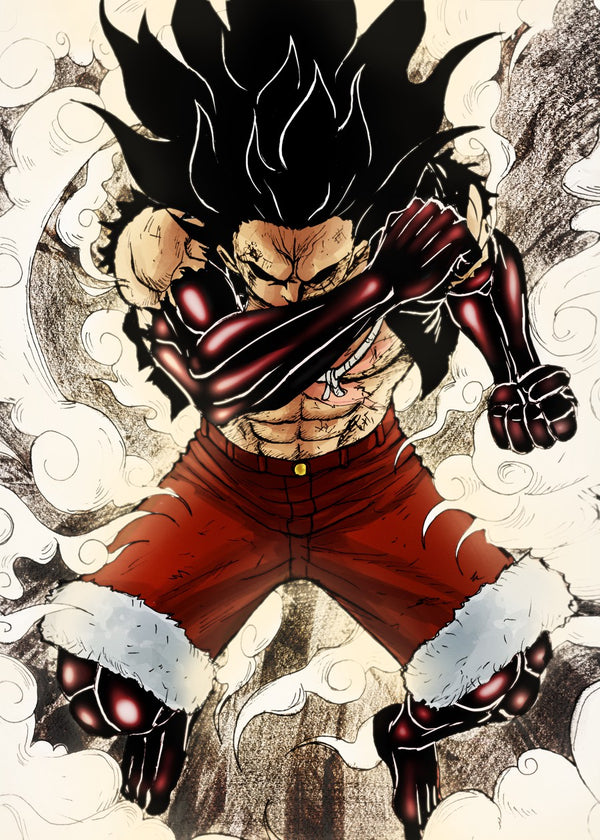 Snake man form of Luffy, One Piece