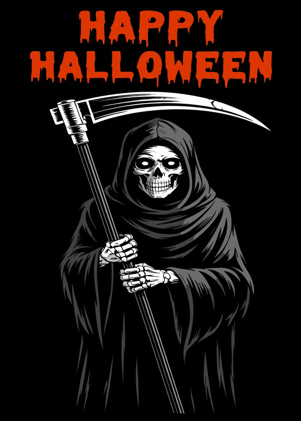 Grim Reaper Halloween Greeting
