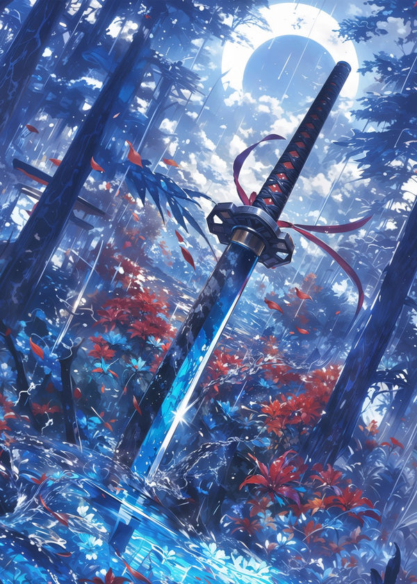 Moonlit Rain Katana
