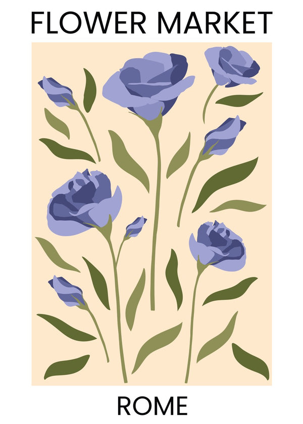 Rome Violet Florals