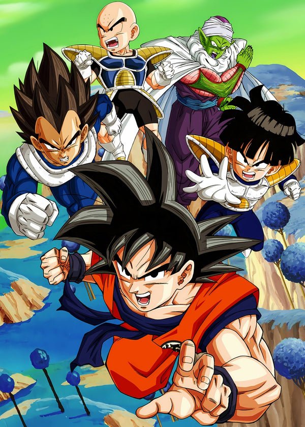 Goku Vegeta Kuririn Piccolo