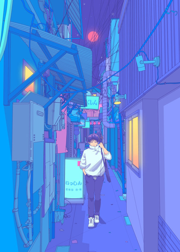 Yuta Okkotsu chilling in the alley, Jujutsu Kaisen