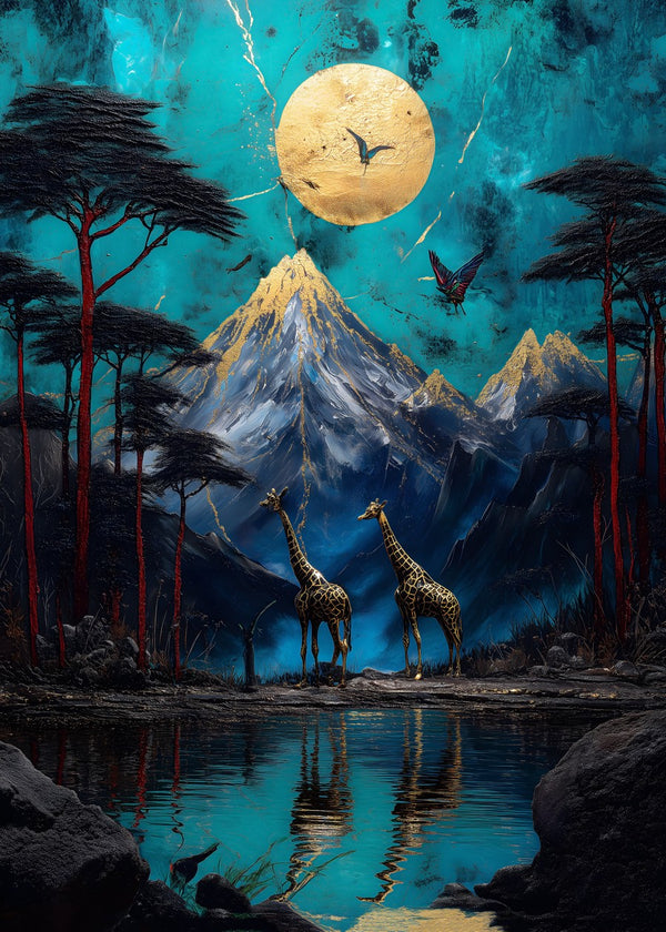 Moonlit Wilderness Awakening