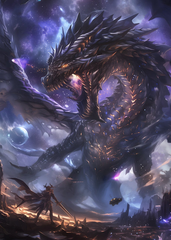 Cosmic Dragon's Duel