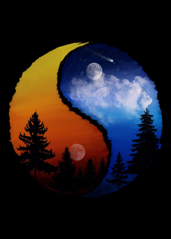 Fantasy Yin yang forest