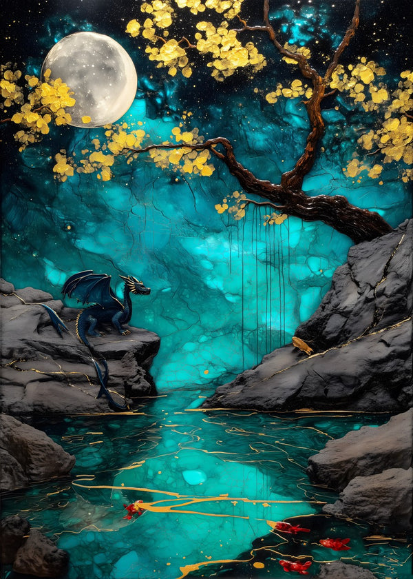 Moonlit Dragon's Sanctuary