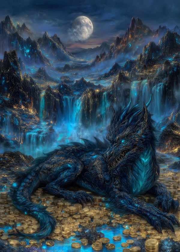 Moonlit Dragon's Treasure