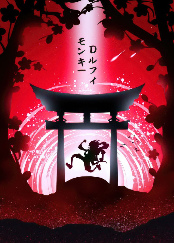 Luffy Shrine Shadow Art