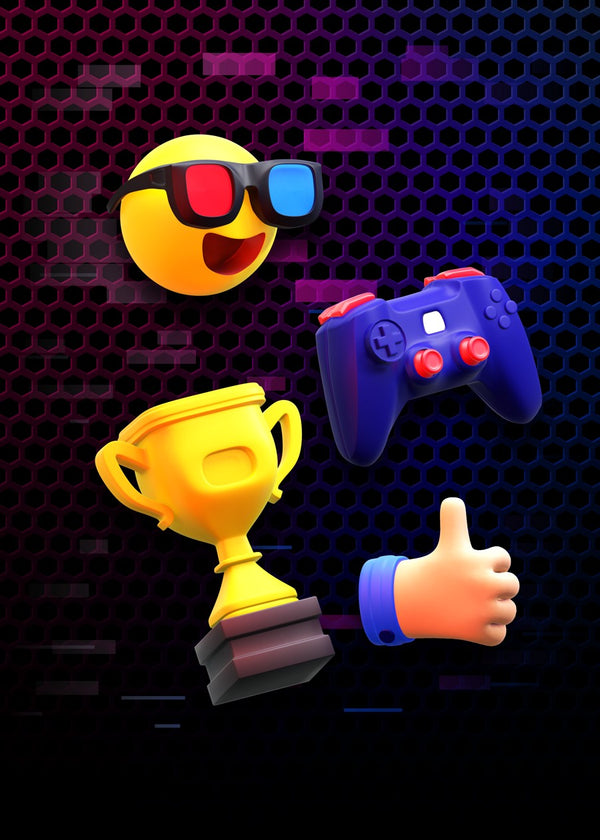 Gamer 3D - synthwave retrowave