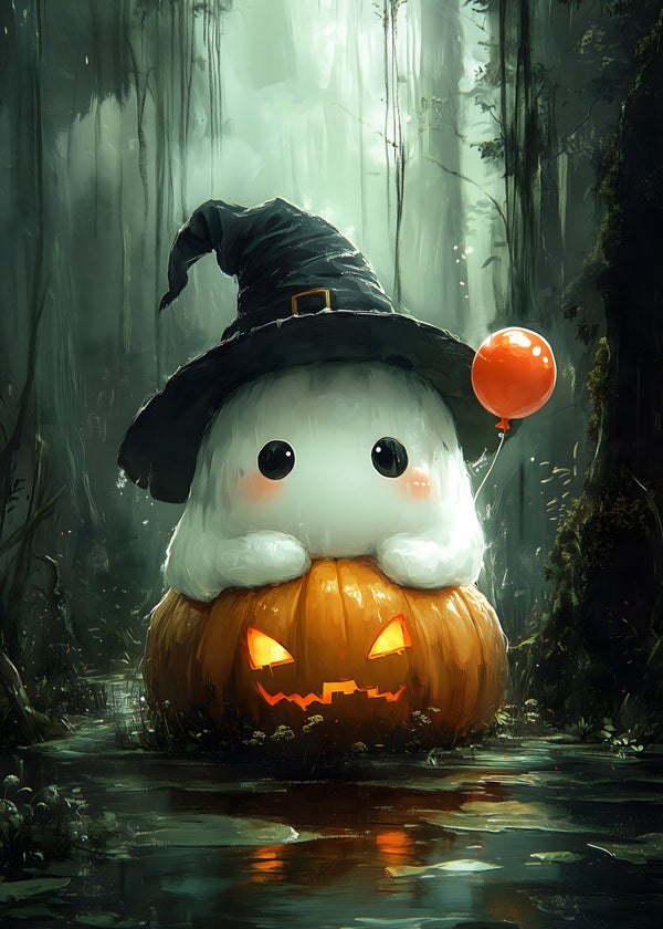 The Enchanted Pumpkin Ghost