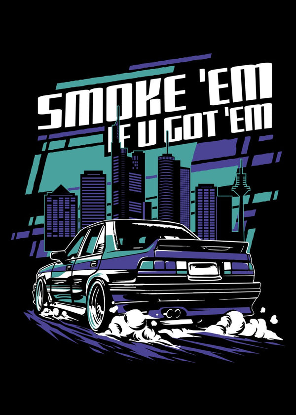 Vaporwave Street Burnout