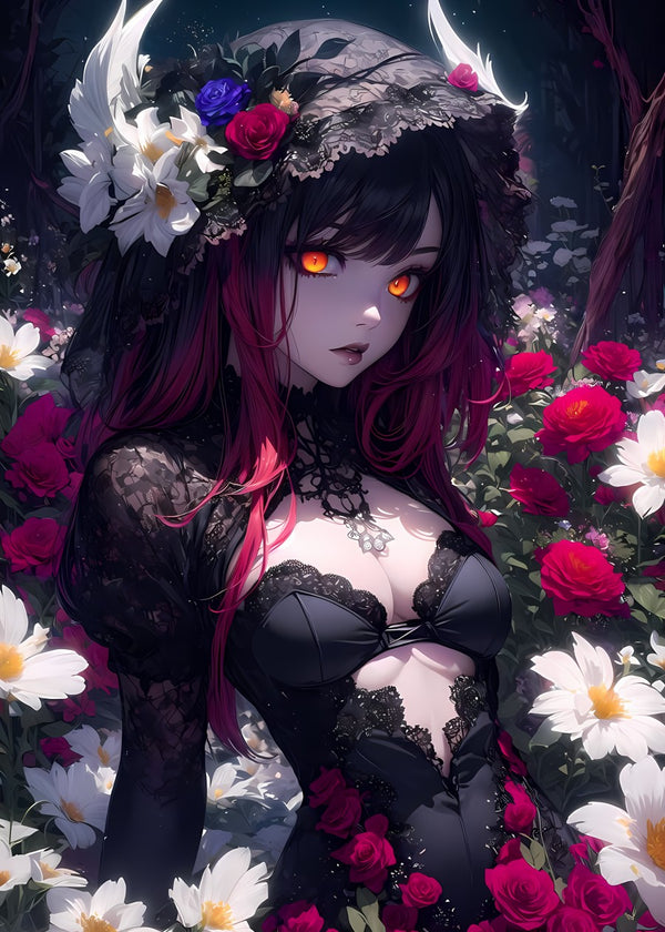 Enchanted Midnight Blooms