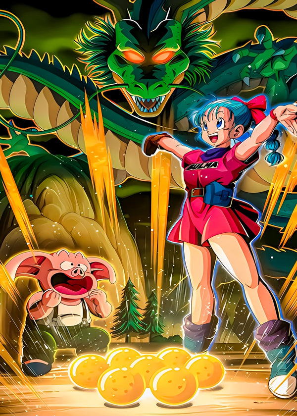 Bulma Collecting Ball, Dragon ball