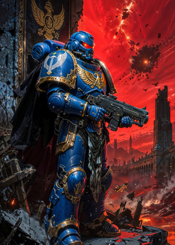 Crimson Crusade Marine, Warhammer