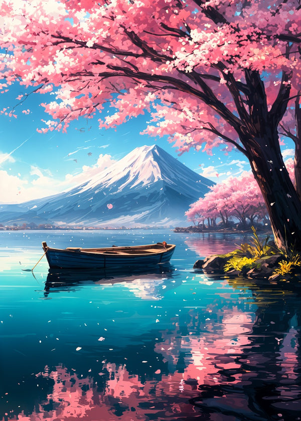 Tranquil Hanami Lake