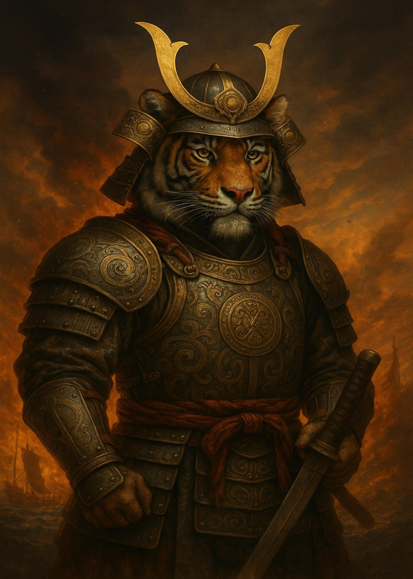 Samurai Tiger Fantasy