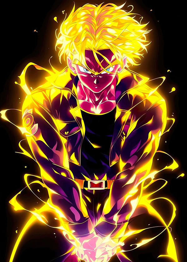 Trunks golden neon, Dragon ball