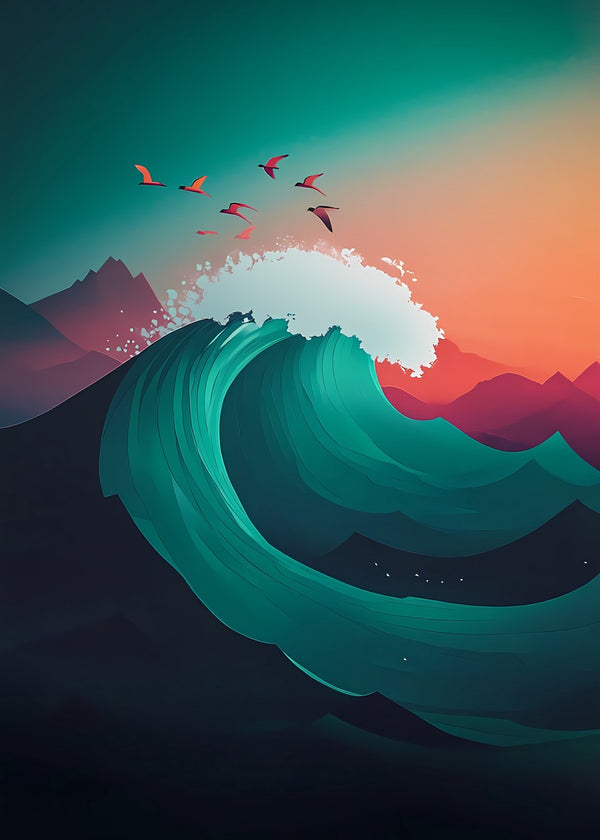 Japanese Big wave off Kanagawa
