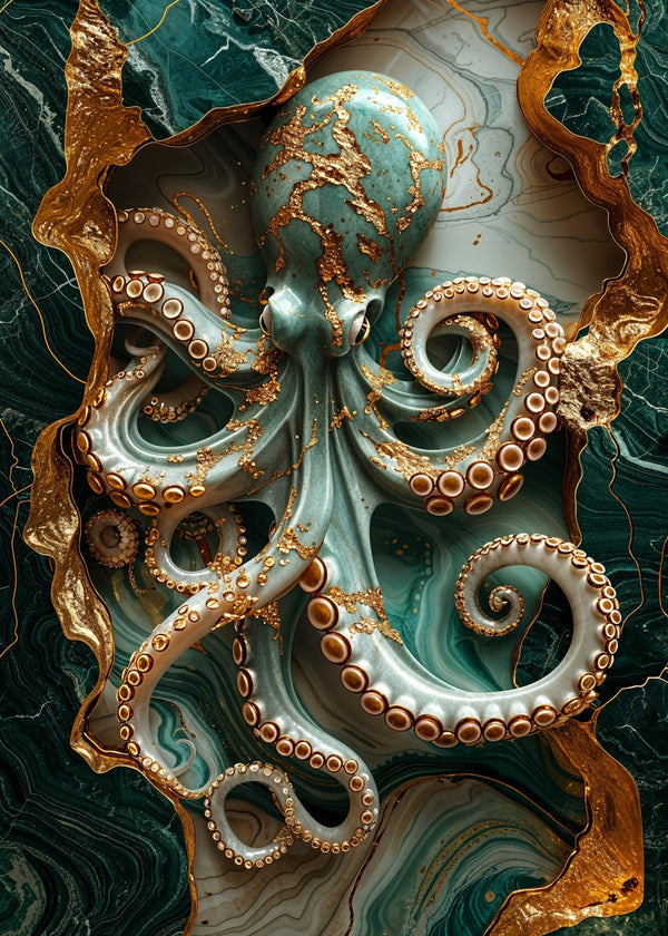 Golden Abyss Octopus