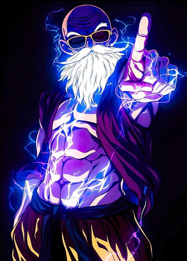 Master Roshi neon light, Dragon ball