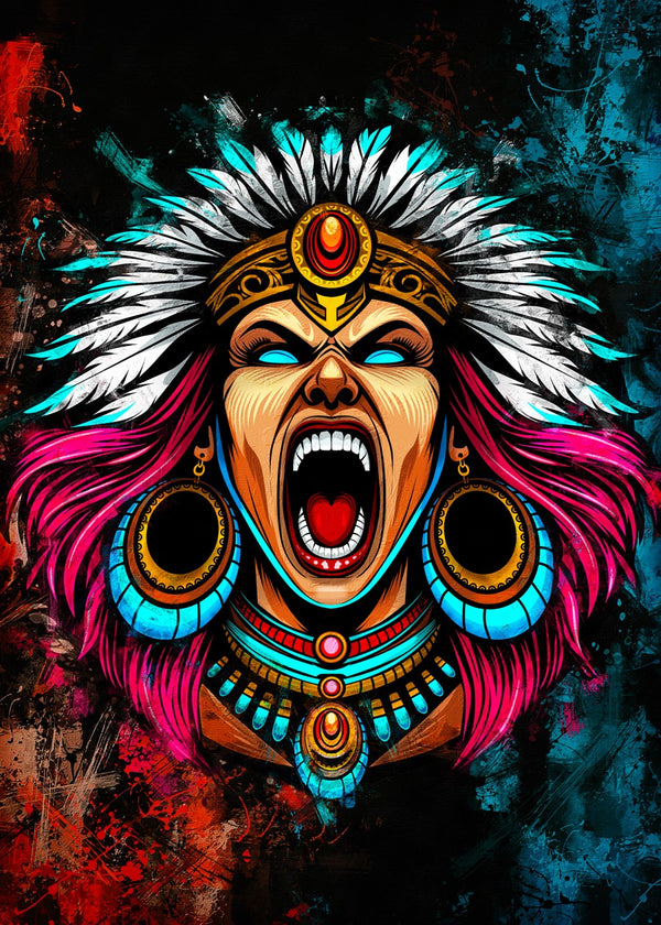 apache - warrior girl