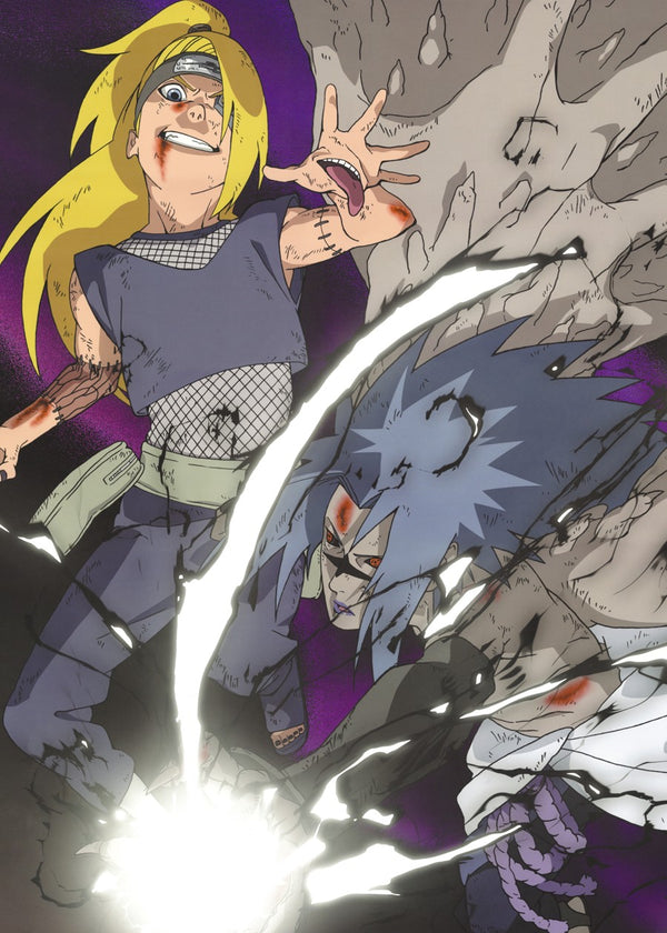 Deidara vs Sasuke, Naruto Shippuden