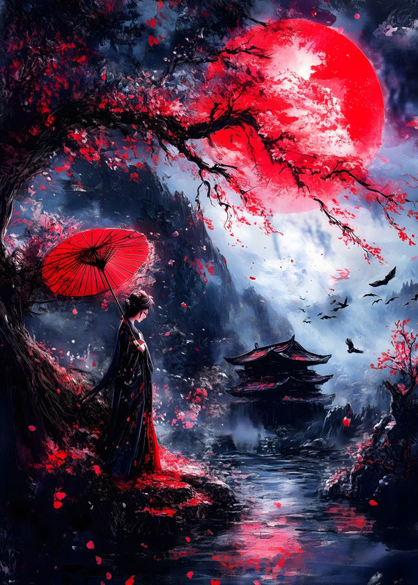 Crimson Moon Serenity