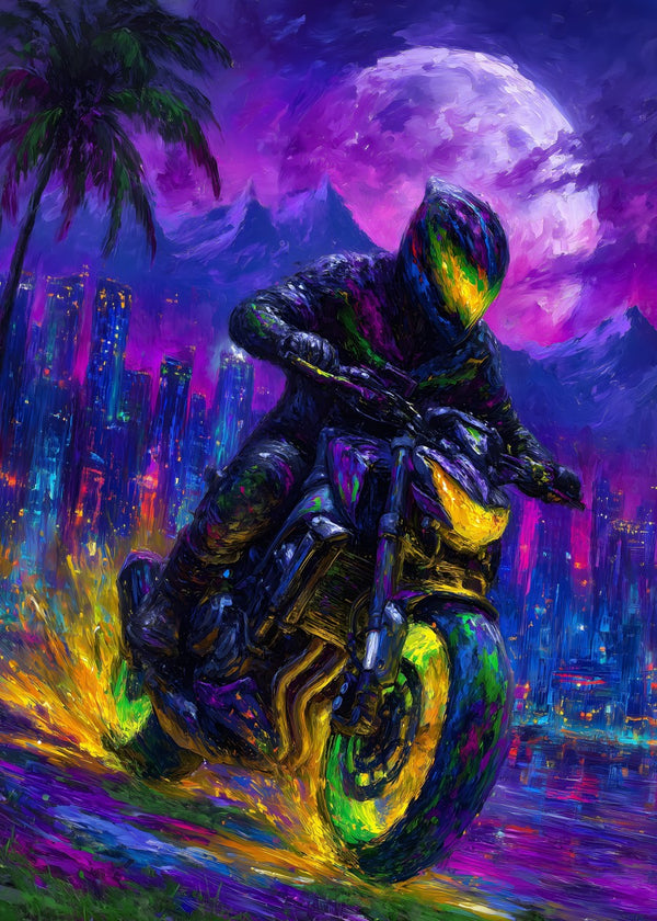 Neon Night Rider