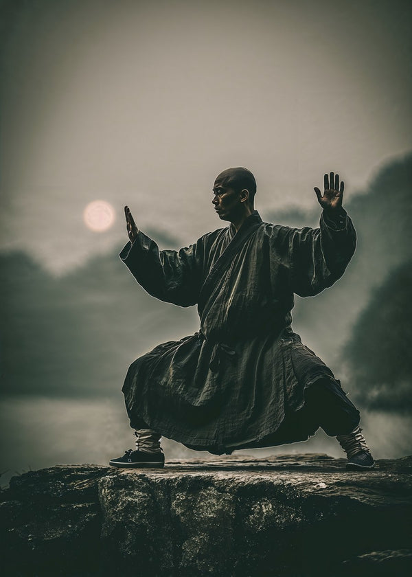 Shaolin Warrior Moon Pose
