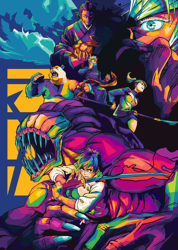 Jujutsu Kaisen Pop Art