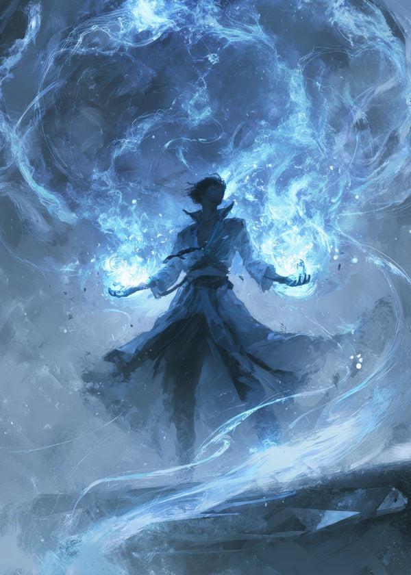 Mage Neon Cosmic Sorcerer