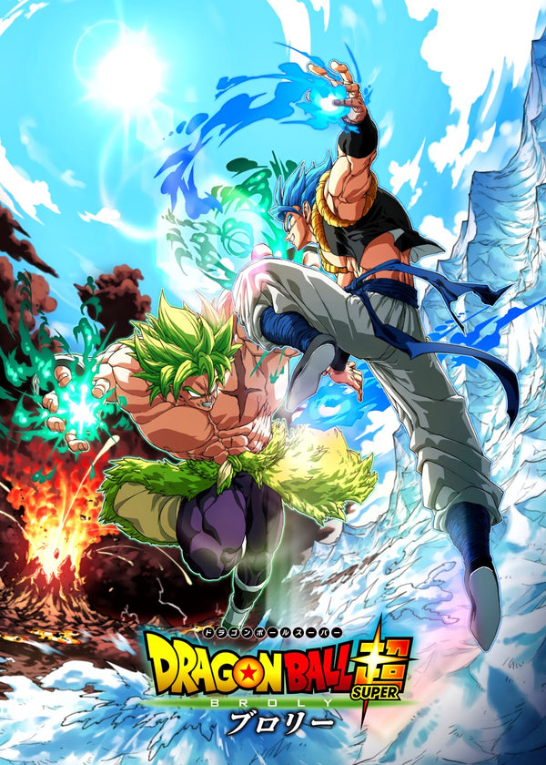 gogeta blue vs broly green, Dragon ball