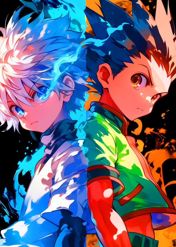hunter x hunter - gon vs killu