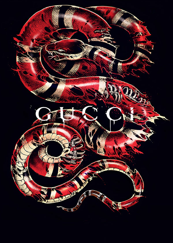 Red Snake Poster