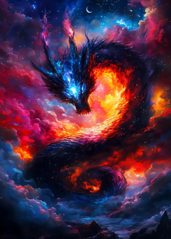 Celestial Dragon in Vivid Cosm
