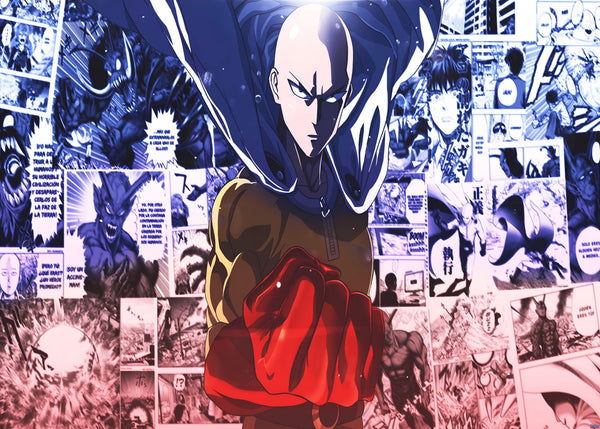 Manga Collage Saitama Hero