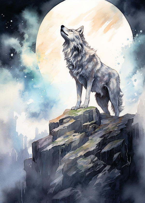 Mystical Moonlight wolf